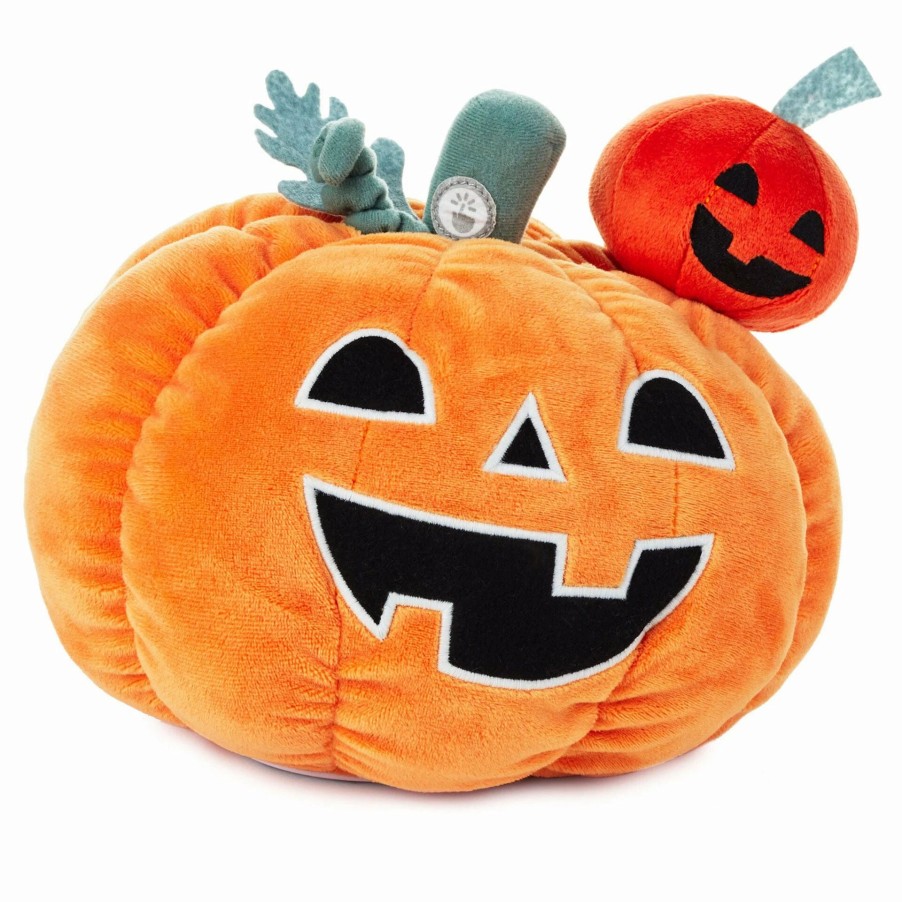 Stuffed Plush * | Hallmark Tricks Or Treats Pumpkins Singing Plush With Motion, 8.5