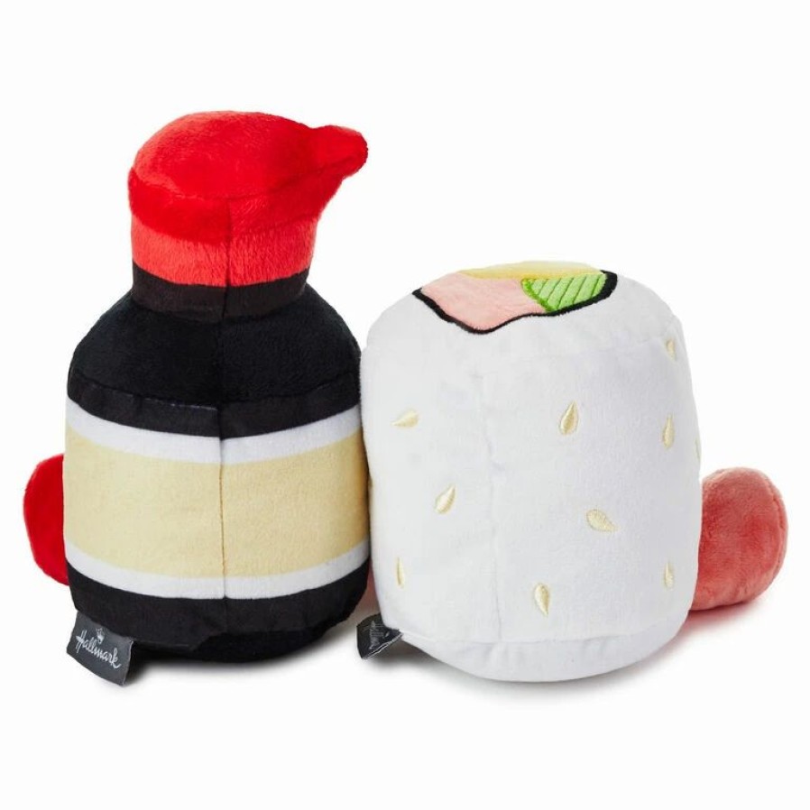 Classic Stuffed Animals * | Hallmark Better Together Sushi And Soy Sauce Magnetic Plush, 5.25