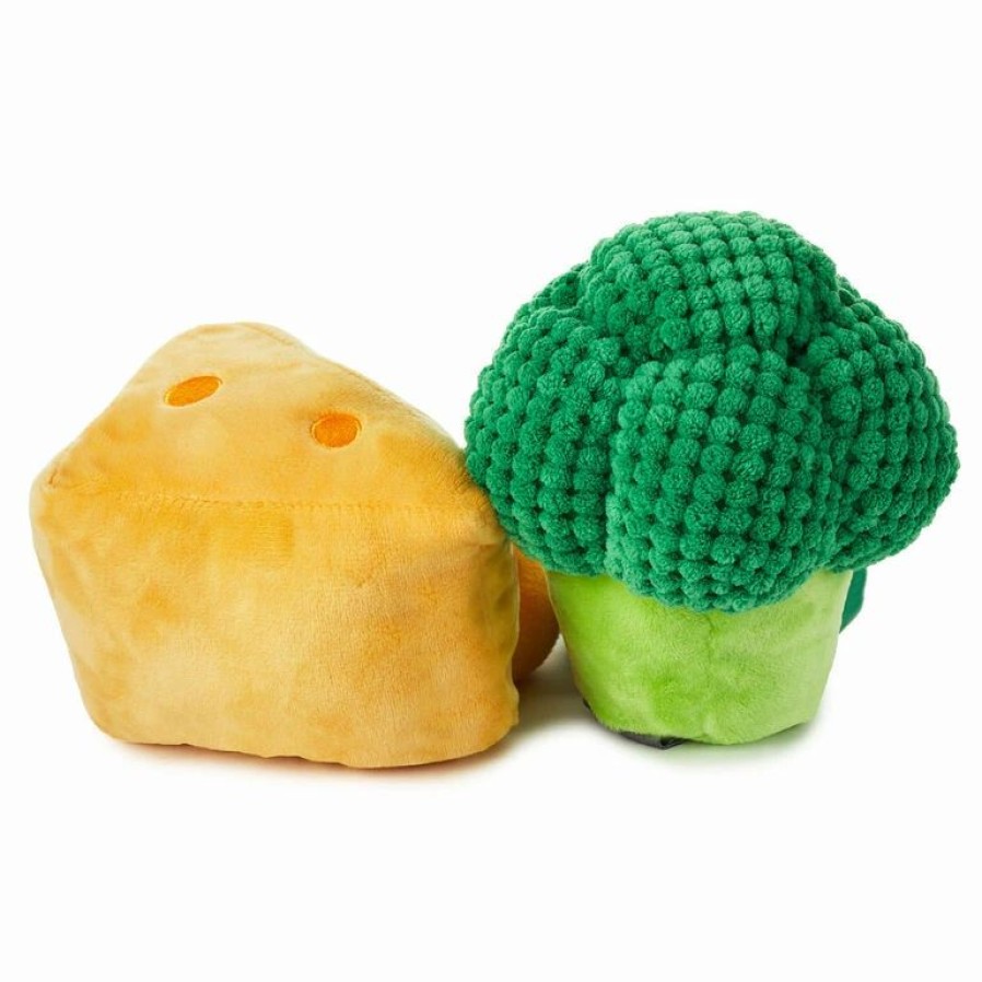 Classic Stuffed Animals * | Hallmark Better Together Broccoli And Cheese Magnetic Plush, 5.75