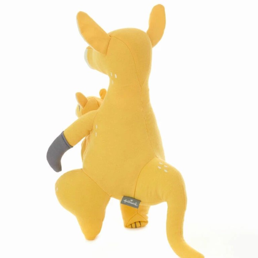 Classic Stuffed Animals * | Hallmark Kangaroo And Baby Joey Stuffed Animal And Rattle Set