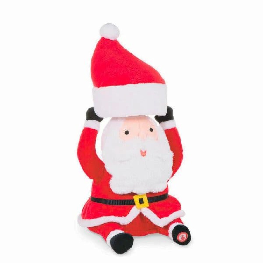 Stuffed Plush * | Hallmark Peek-A-Boo Santa Stuffed Animal With Sound And Motion, 13