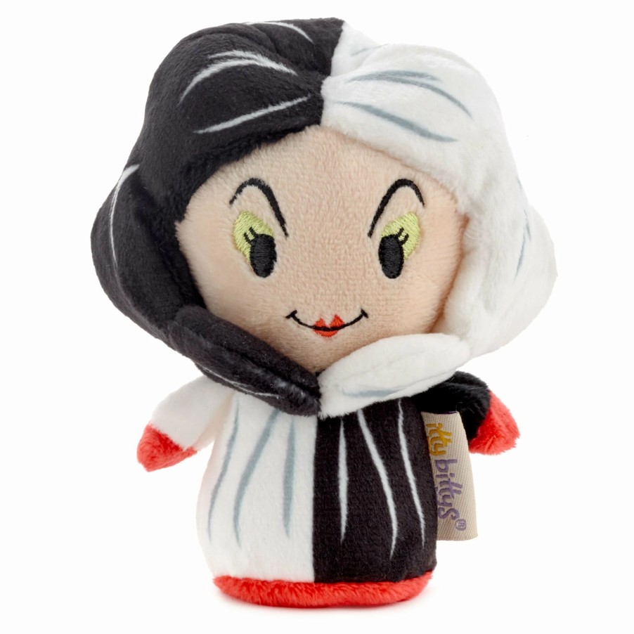 Stuffed Plush * | Hallmark Itty Bittys Disney Villains Cruella De Vil Stuffed Plush