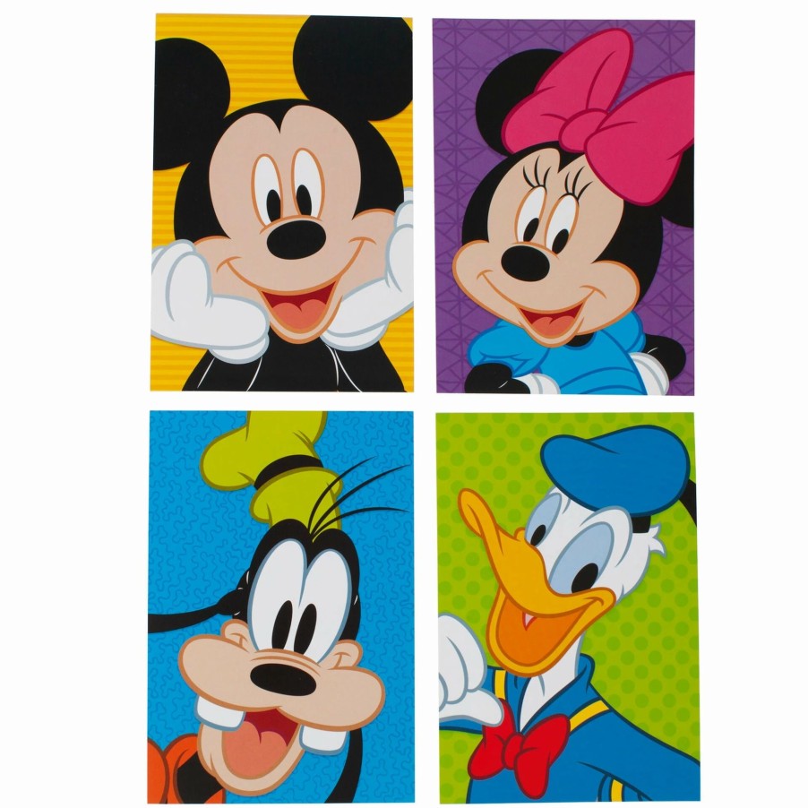 Cards & Boxed Christmas Cards * | Hallmark Disney Mickey Mouse And Friends Assorted Birthday Cards, Box Of 12