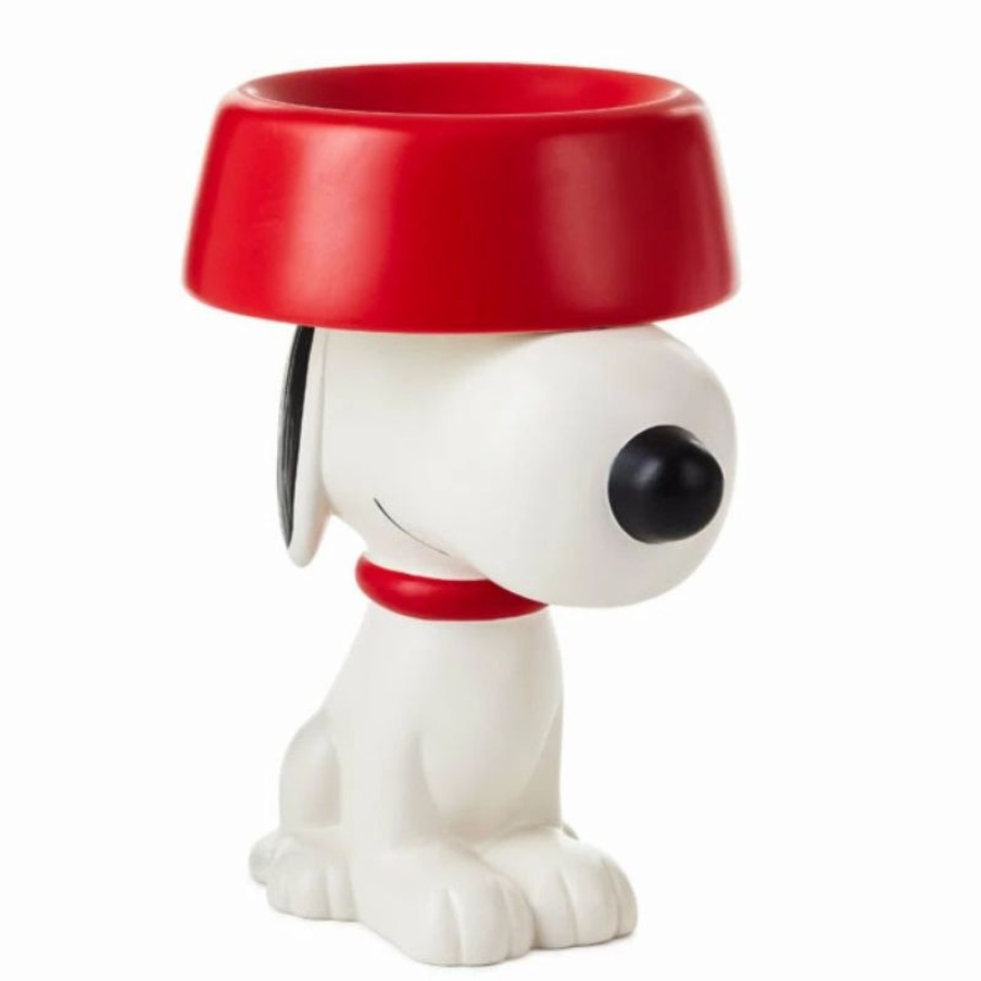 Collectibles Figurines * | Hallmark Peanuts Snoopy With Dog Bowl Money Bank