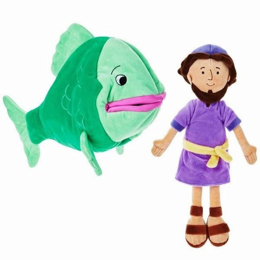 Stuffed Plush * | Hallmark Jonah And The Big Fish Stuffed Doll Set