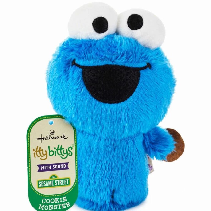 Itty Bittys® * | Hallmark Itty Bittys Sesame Street Cookie Monster Plush With Sound