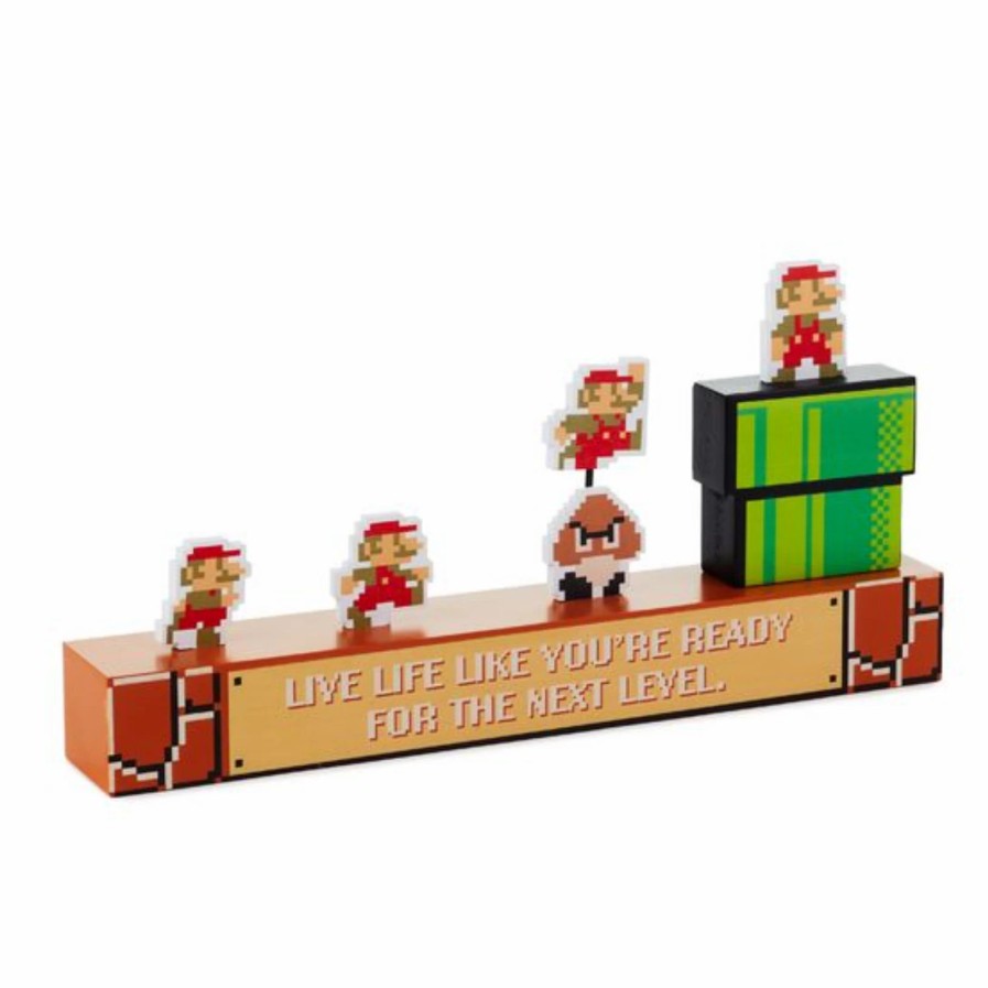 Collectibles Figurines * | Hallmark Nintendo Super Mario Bros. Mario Next Level Sculpted Sentiment Figurine