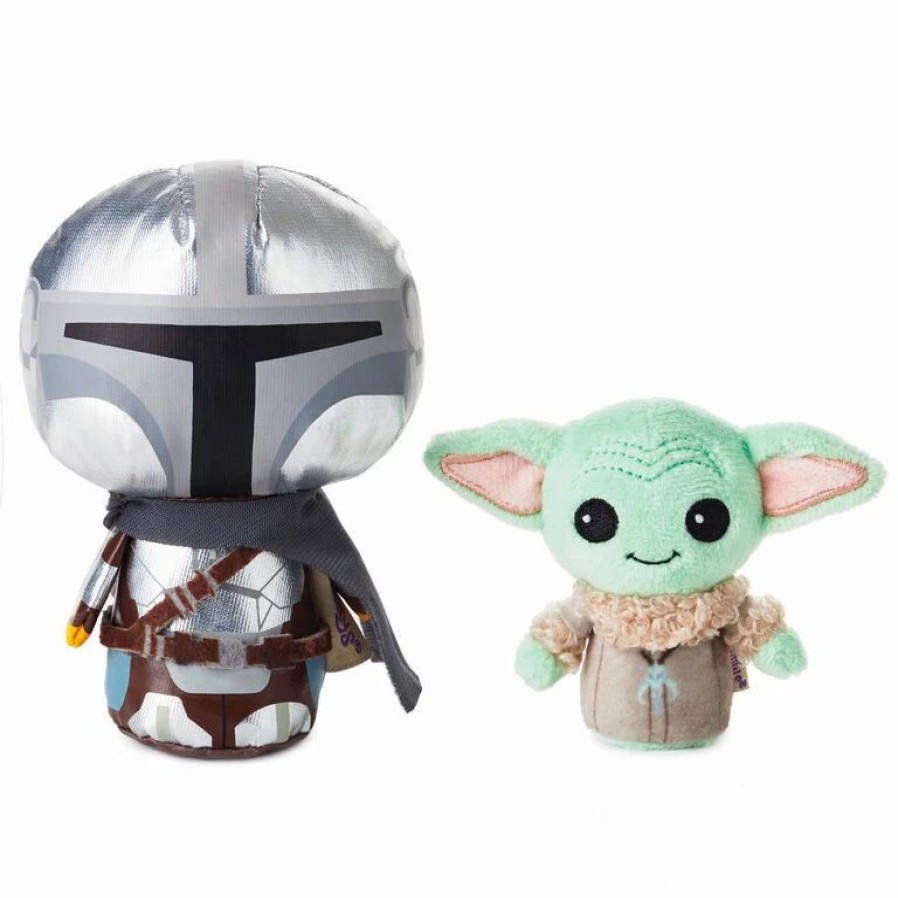 Itty Bittys® * | Hallmark Itty Bittys Star Wars The Mandalorian And Grogu Plush, Set Of 2