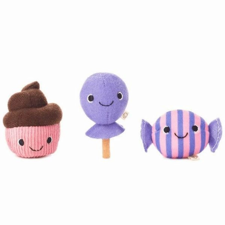 Stuffed Plush * | Hallmark Happy Go Luckys Sweet Treats Mini Stuffed Plush