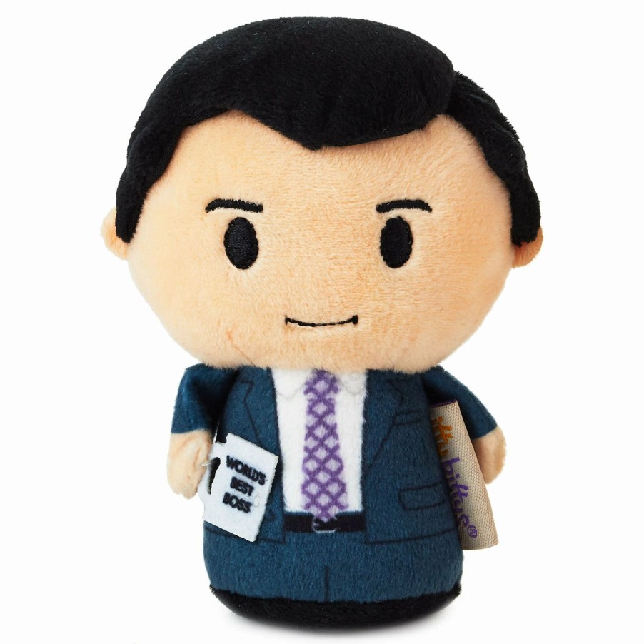 Stuffed Plush * | Hallmark Itty Bittys The Office Michael Scott Plush With Sound