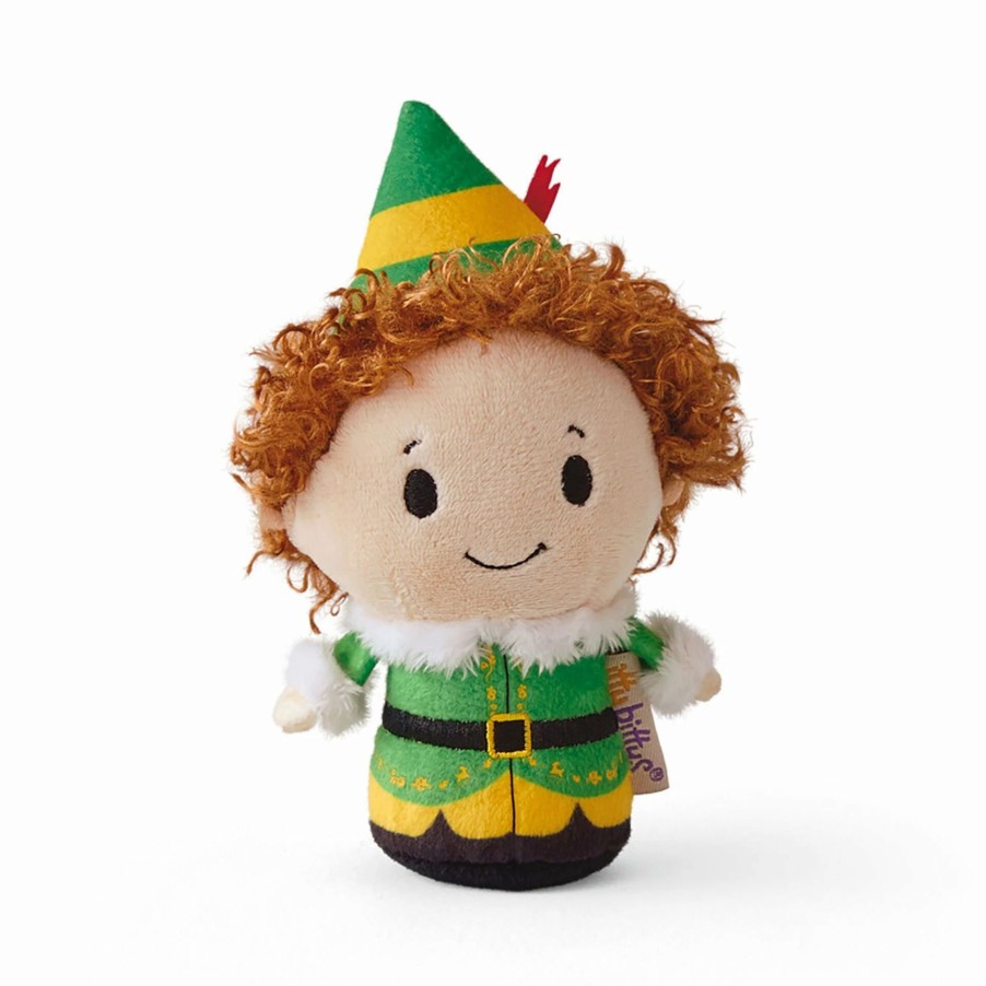 Stuffed Plush * | Hallmark Itty Bittys Elf Buddy The Elf Plush With Sound