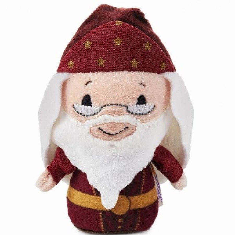 Stuffed Plush * | Hallmark Itty Bittys Harry Potter Albus Dumbledore In Red Robes Plush