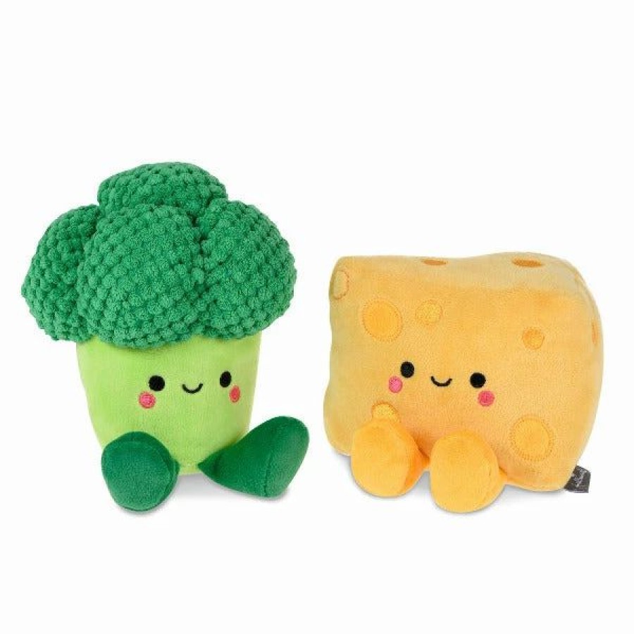 Stuffed Plush * | Hallmark Better Together Broccoli And Cheese Magnetic Plush, 5.75