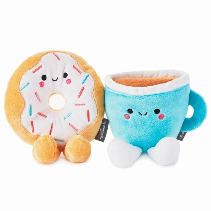 Classic Stuffed Animals * | Hallmark Better Together Donut And Coffee Magnetic Plush, 5