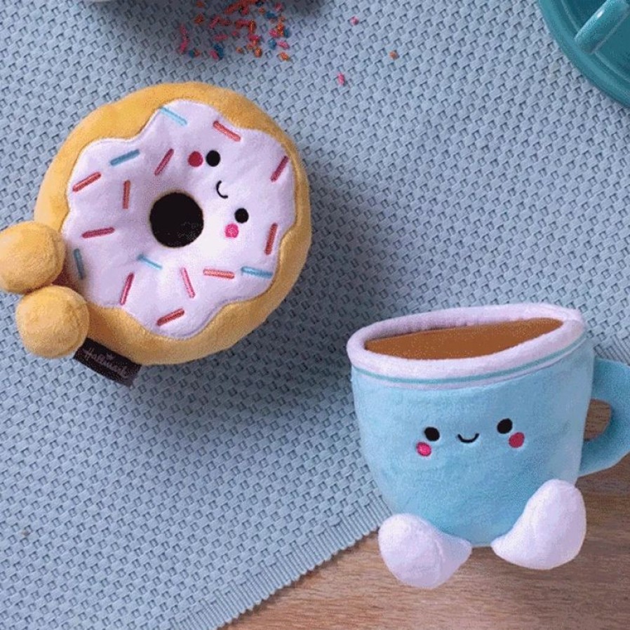 Classic Stuffed Animals * | Hallmark Better Together Donut And Coffee Magnetic Plush, 5