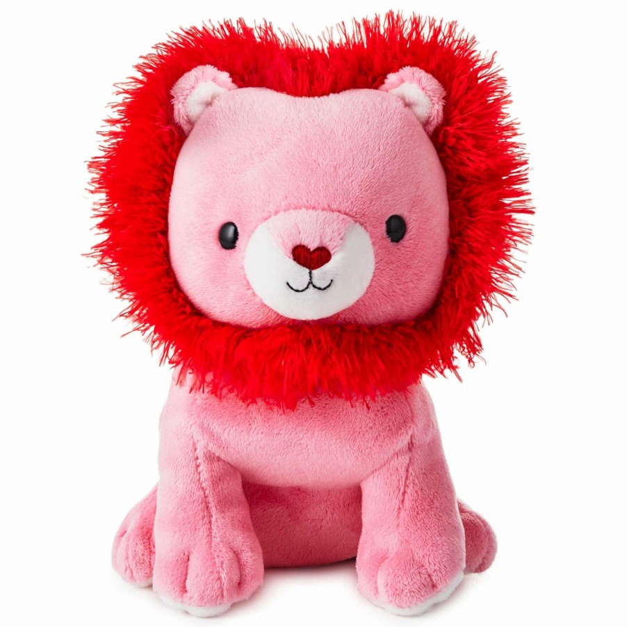 Stuffed Plush * | Hallmark Wild Thing Pink Lion Stuffed Animal, 7