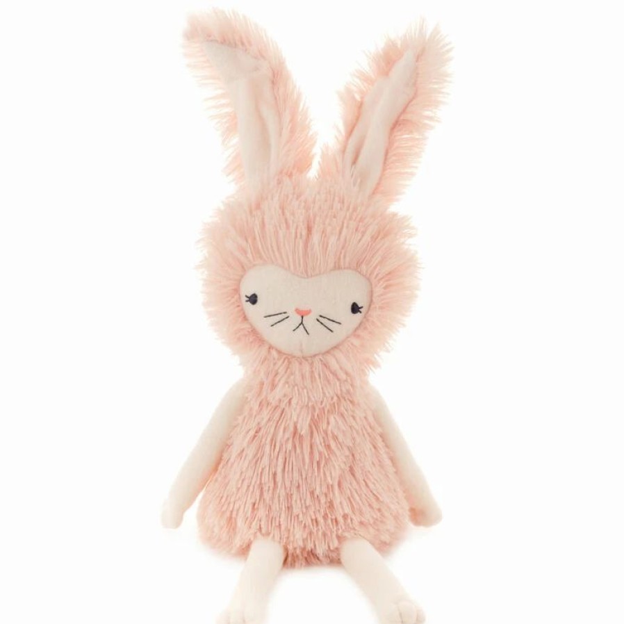 Classic Stuffed Animals * | Hallmark Moptops Angora Bunny Stuffed Animal With You Are Loved Board Book