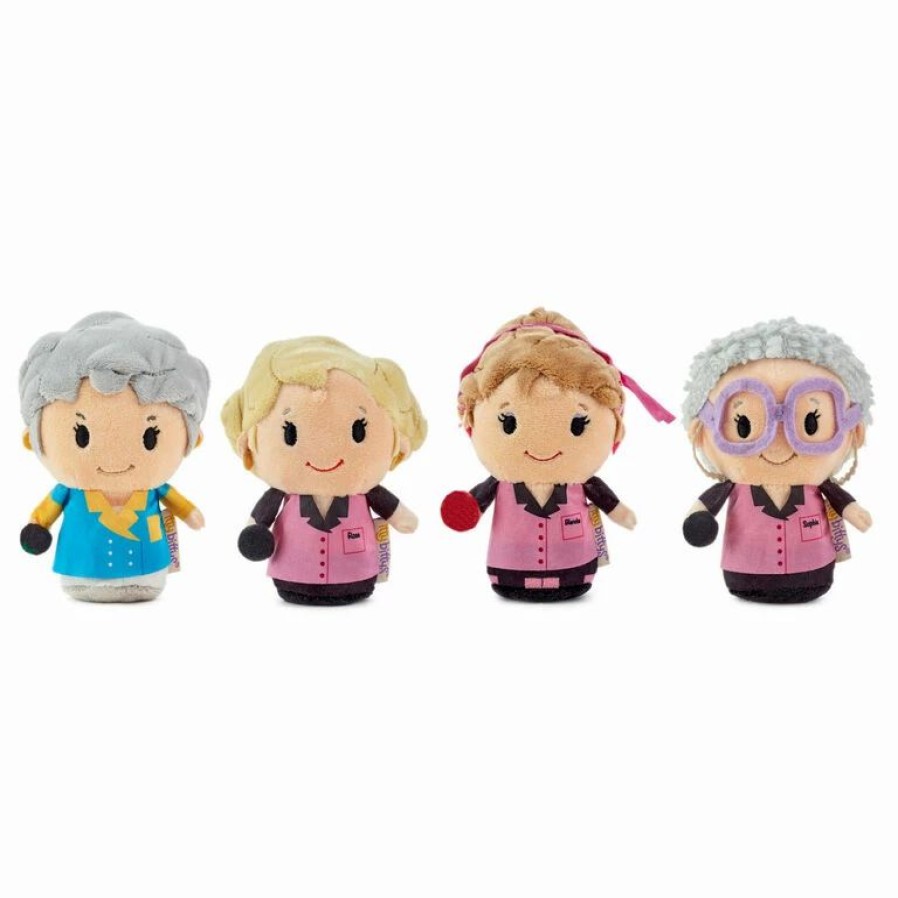 Itty Bittys® * | Hallmark Itty Bittys The Golden Girls Bowling Team Plush Collector Set Of 4