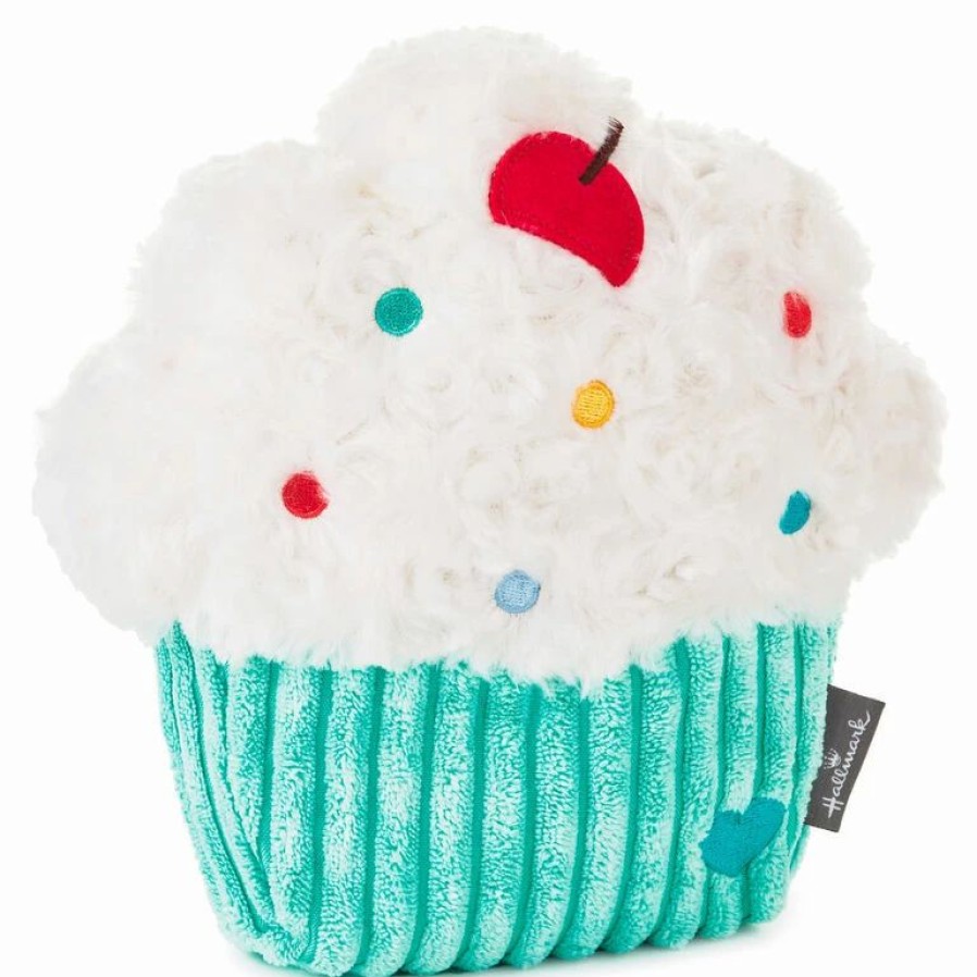 Interactive Stuffed Animals * | Hallmark Cupcake Recordable Plush, 8.5