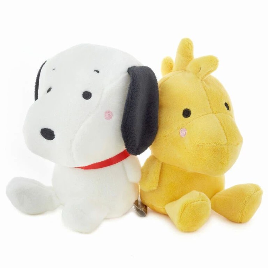 Classic Stuffed Animals * | Hallmark Better Together Peanuts Snoopy And Woodstock Magnetic Plush, 5.25