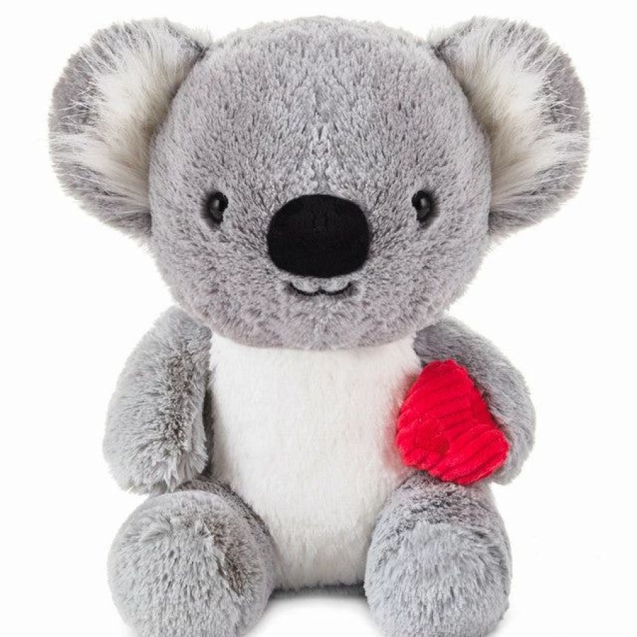 Stuffed Plush * | Hallmark Be There When You Can'T Recordable Koala Stuffed Animal With Heart, 11"