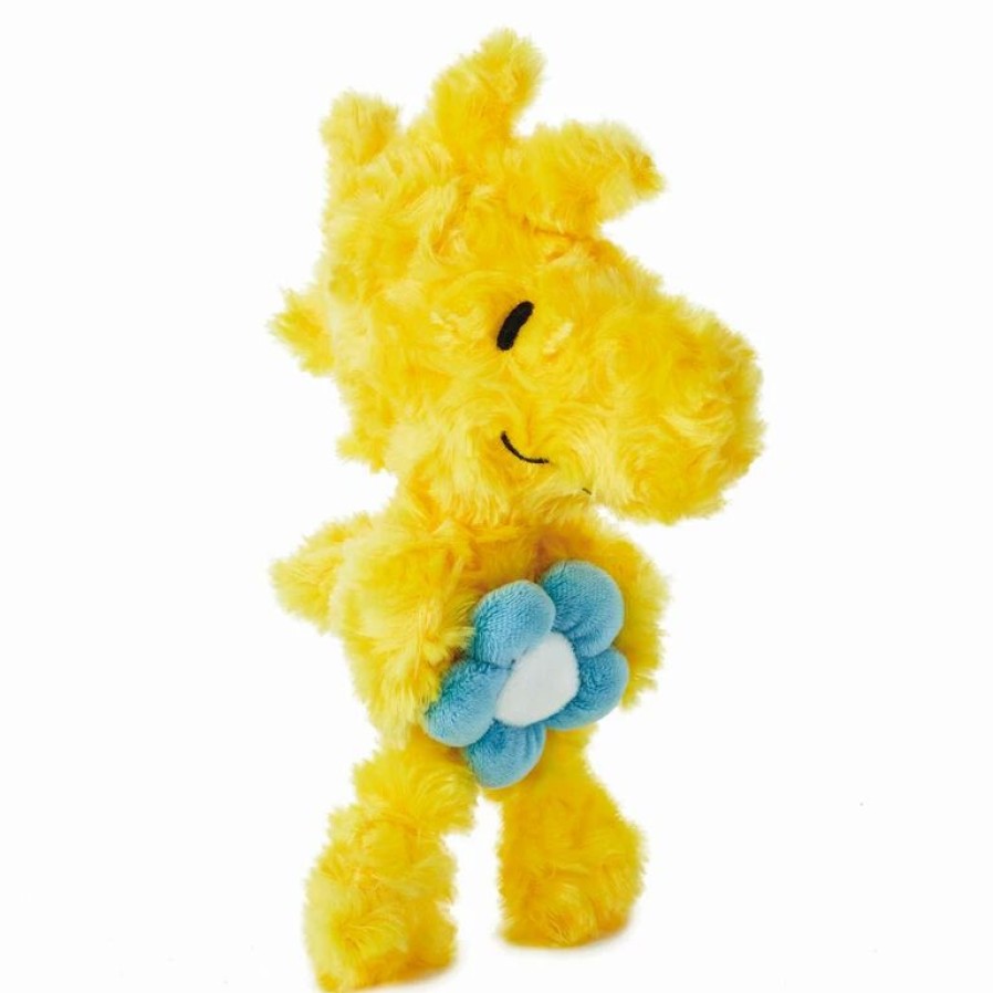 Classic Stuffed Animals * | Hallmark Peanuts Woodstock With Flower Stuffed Animal, 6.5