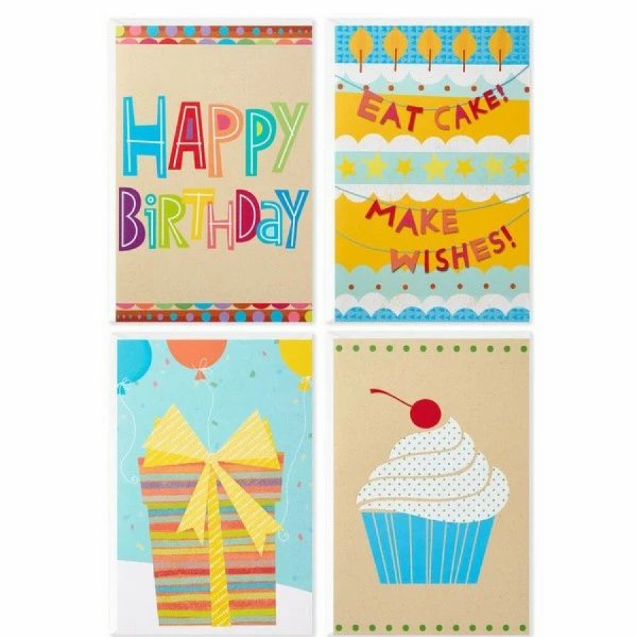 Cards & Boxed Christmas Cards * | Colorful Assorted Birthday Cards, Pack Of 12