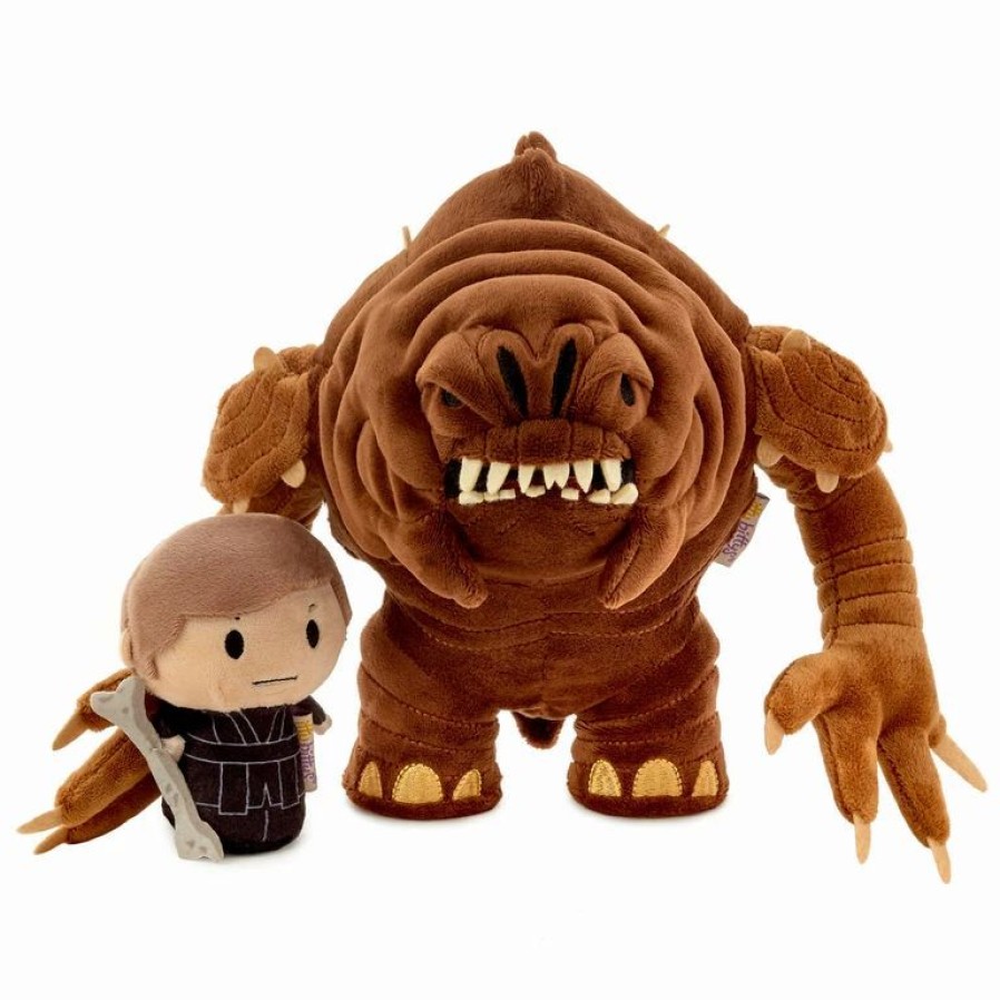 Itty Bittys® * | Hallmark Itty Bittys Star Wars: Return Of The Jedi Luke Skywalker And Rancor Plush Collector Set Of 2