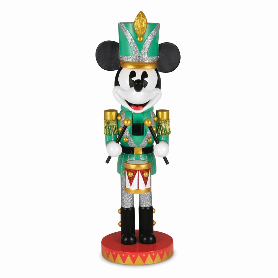 Collectibles Figurines * | Hallmark Disney 100 Years Of Wonder Mickey Mouse Holiday Nutcracker Figurine, 13.7