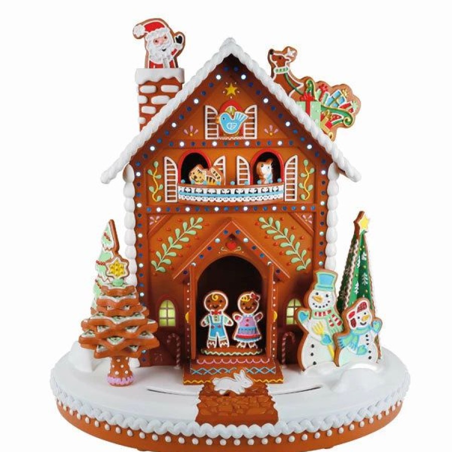 Collectibles Figurines * | Hallmark Deck The Gingerbread House Tabletop Decoration