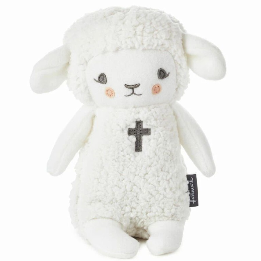 Interactive Stuffed Animals * | Hallmark Lullaby Lamb Musical Stuffed Animal, 8.25