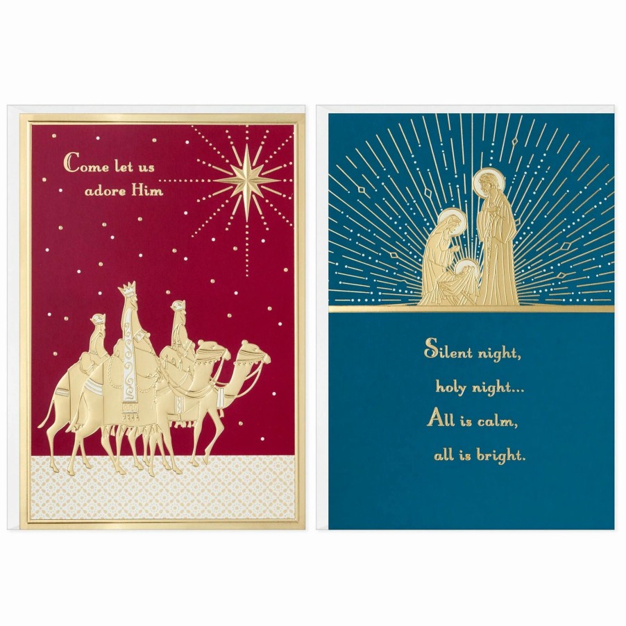 Cards & Boxed Christmas Cards * | Hallmark The Greatest Gifts Boxed Christmas Cards, Pack Of 40