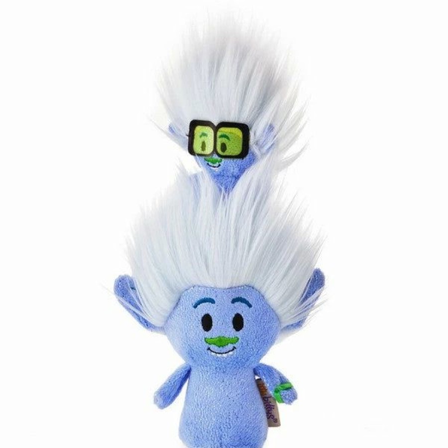 Stuffed Plush * | Itty Bittys Dreamworks Animation Trolls World Tour Guy Diamond With Tiny Diamond Plush