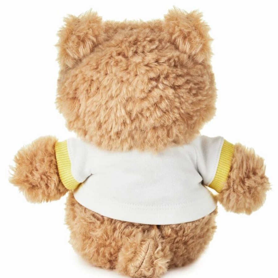 Interactive Stuffed Animals * | Hallmark Welcome Baby Recordable Teddy Bear Stuffed Animal, 8.75