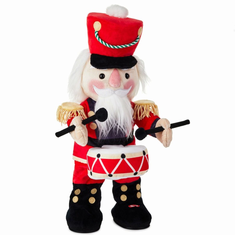 Stuffed Plush * | Hallmark Joke-Crackin' Nutty Nutcracker Stuffed Animal With Sound And Motion, 15.75