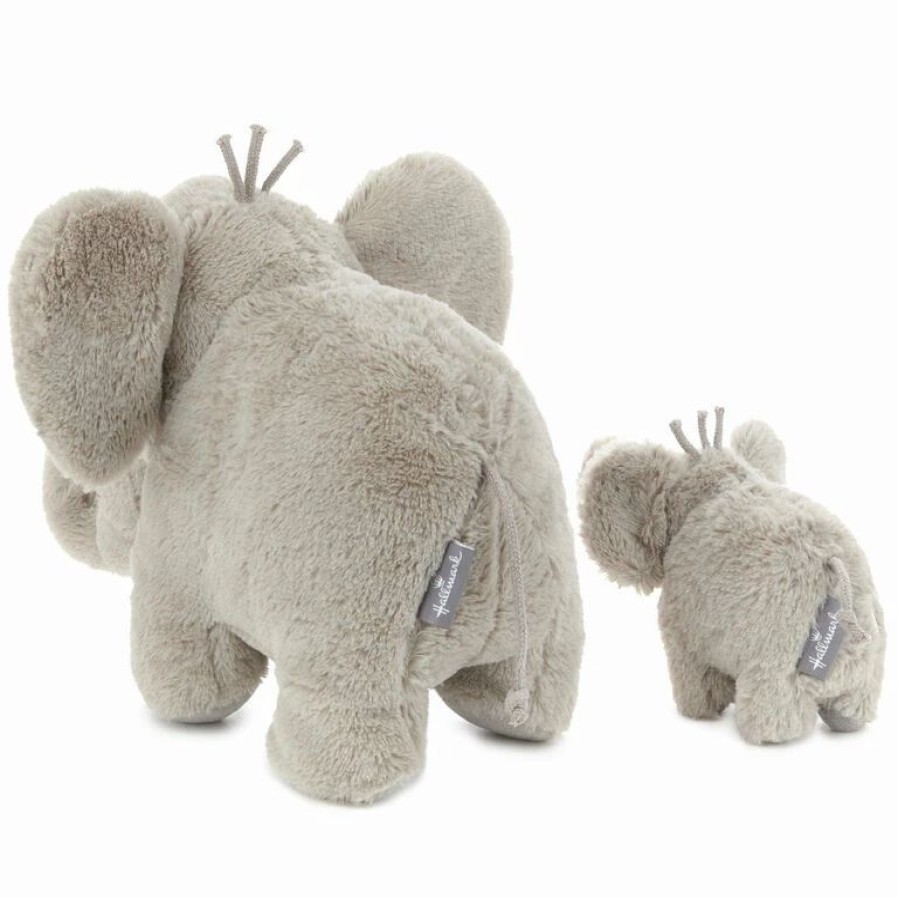 Interactive Stuffed Animals * | Hallmark Big And Little Elephant Singing Stuffed Animals With Motion, 8