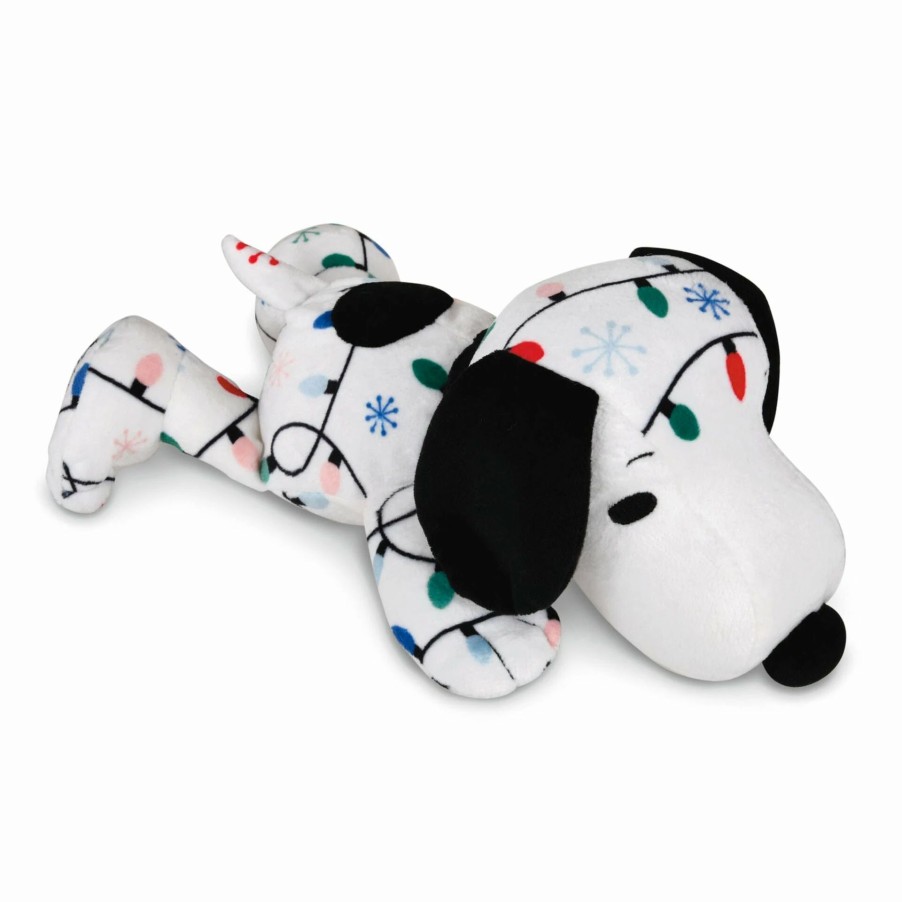 Stuffed Plush * | Hallmark Peanuts Christmas Lights Floppy Snoopy Plush, 10