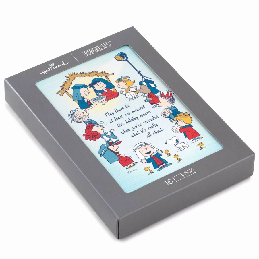 Cards & Boxed Christmas Cards * | Hallmark Peanuts Christmas Pageant Boxed Christmas Cards, Pack Of 16