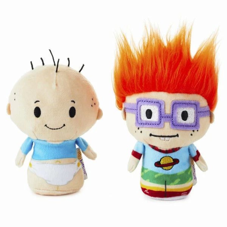 Stuffed Plush * | Hallmark Itty Bittys Nickelodeon Rugrats Tommy Pickles And Chuckie Finster Plush, Set Of 2