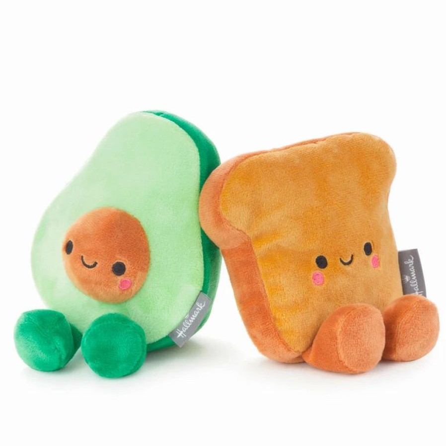 Classic Stuffed Animals * | Hallmark Better Together Avocado And Toast Magnetic Plush, 5