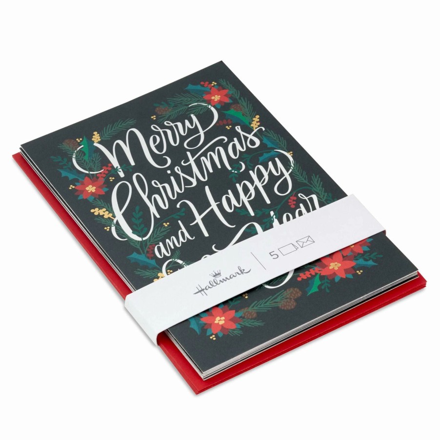 Cards & Boxed Christmas Cards * | Hallmark Evergreen Boughs Packaged Christmas Cards