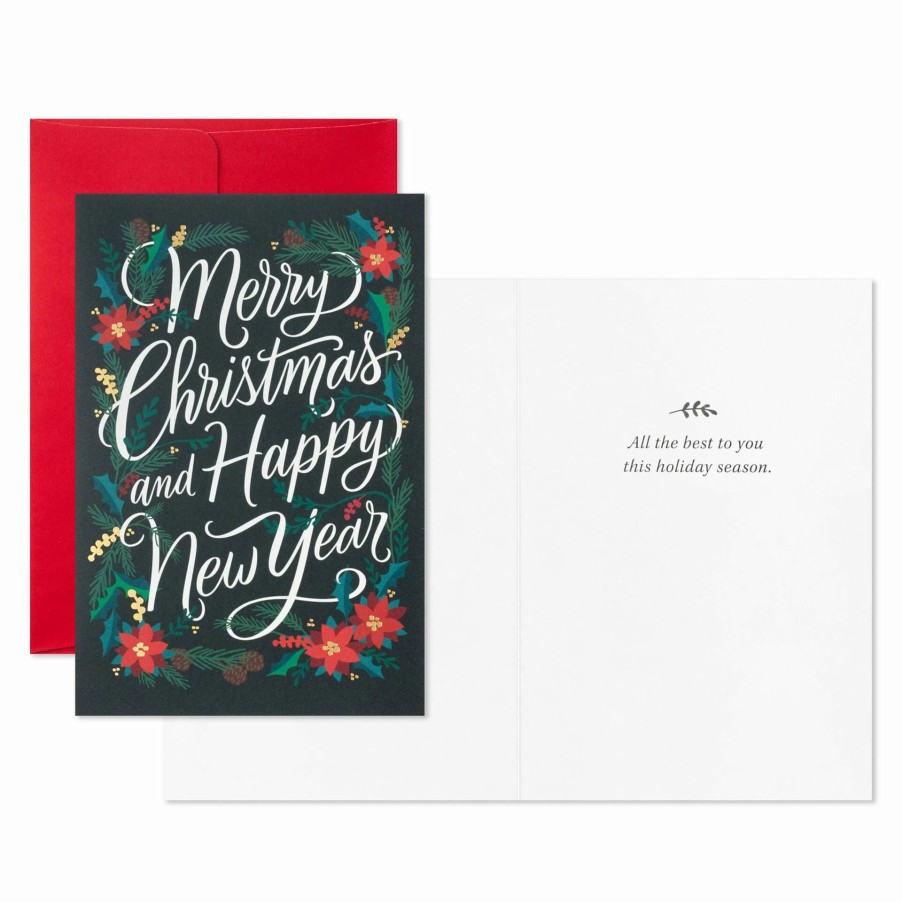 Cards & Boxed Christmas Cards * | Hallmark Evergreen Boughs Packaged Christmas Cards