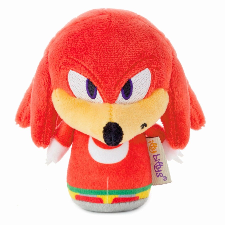 Stuffed Plush * | Hallmark Itty Bittys Sonic The Hedgehog Knuckles Plush