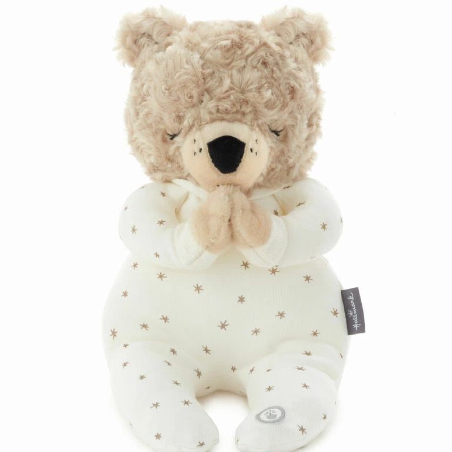 Interactive Stuffed Animals * | Hallmark Prayer Bear Recordable Stuffed Animal, 10.5