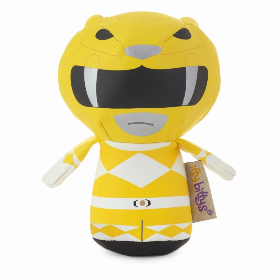 Stuffed Plush * | Hallmark Itty Bittys Hasbro Mighty Morphin Power Rangers Yellow Ranger Plush