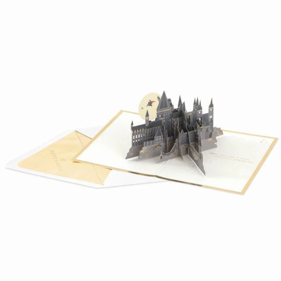 Cards & Boxed Christmas Cards * | Harry Potter Hogwarts Castle 3D Pop-Up Birthday Card