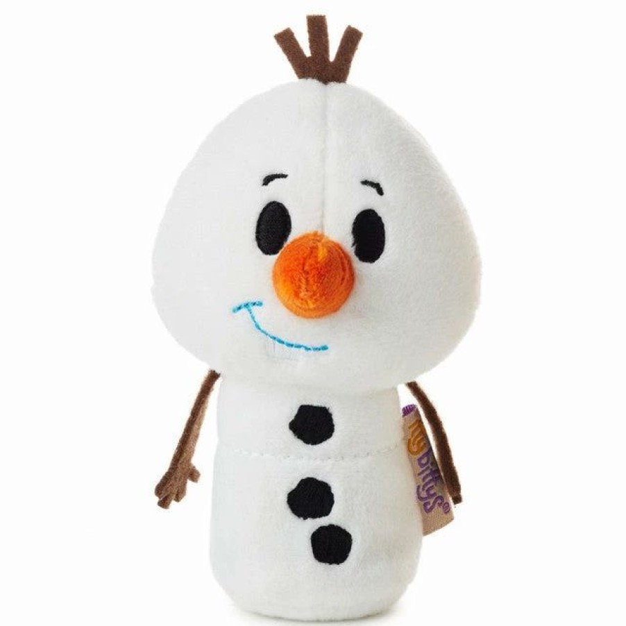 Stuffed Plush * | Hallmark Itty Bittys Disney Frozen Olaf Plush With Sound