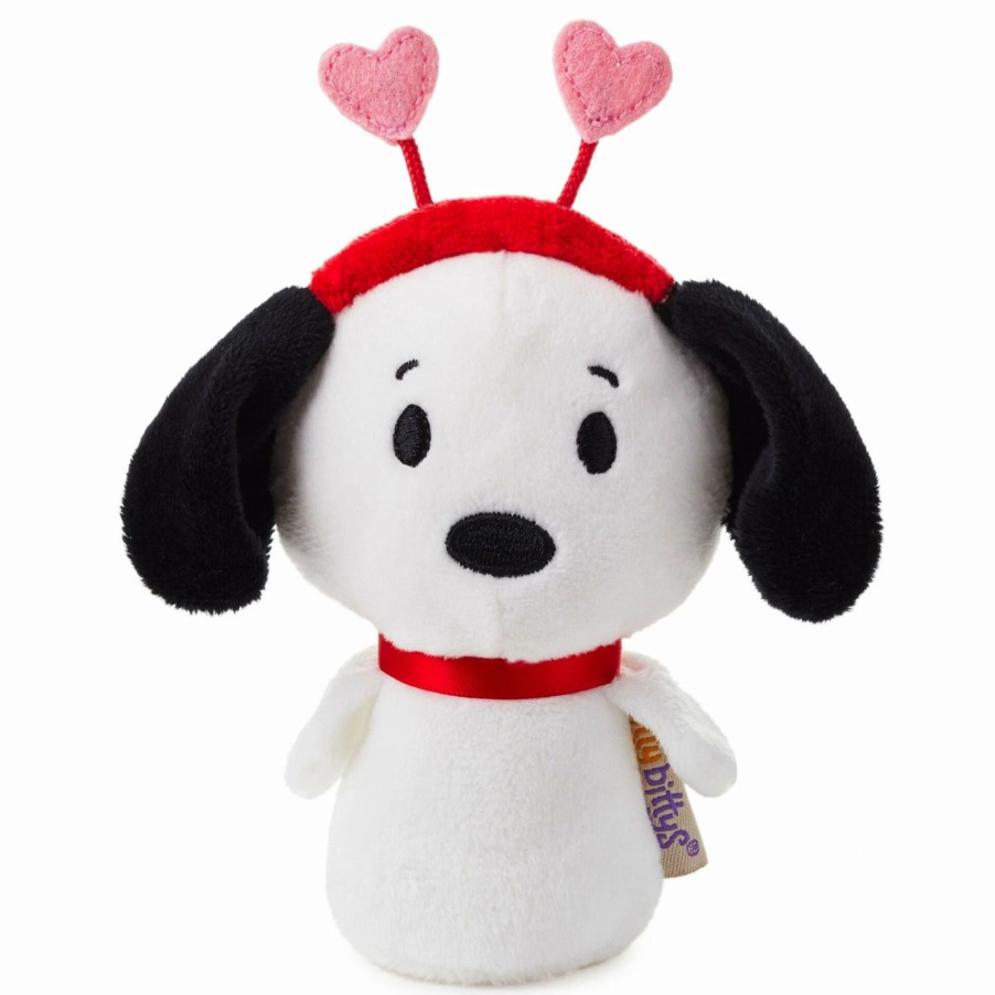 Stuffed Plush * | Hallmark Itty Bittys Peanuts Lovebug Snoopy Plush