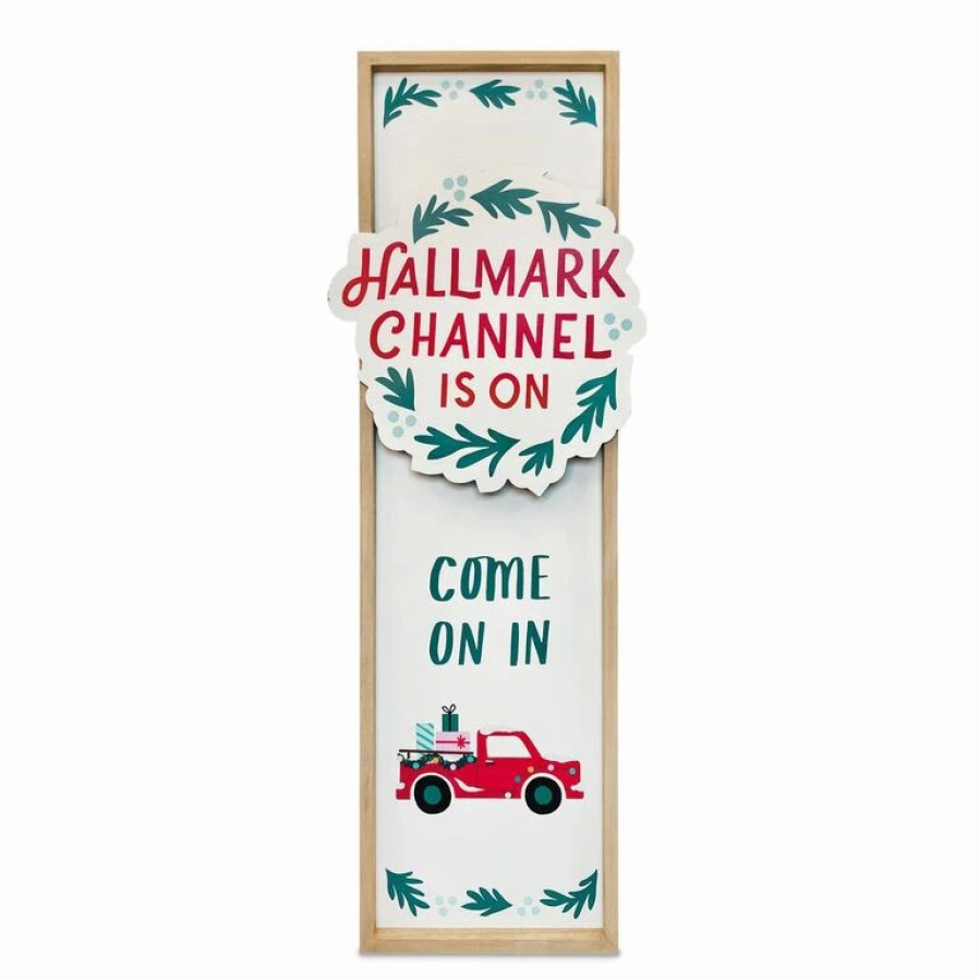 Seasonal Decor * | Hallmark Channel Come On In Porch Sign, 21 48