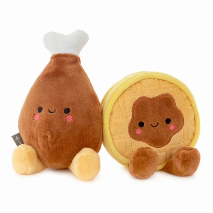 Classic Stuffed Animals * | Hallmark Better Together Chicken And Waffle Magnetic Plush, 6.75